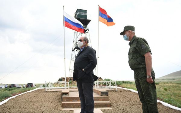 Президент Армен Саркисян посетил отряд российских пограничных войск (5 июля 2020). Армения - Sputnik Армения