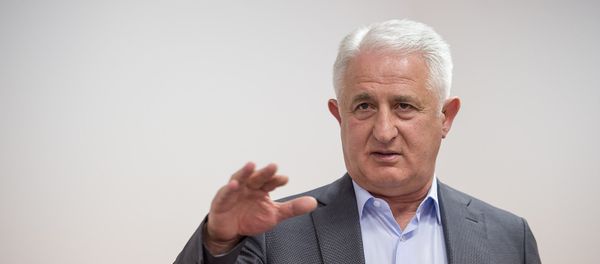 Пресс-конференция одного из акционеров авиакомпании Armenia Тамаза Гаиашвили - Sputnik Армения