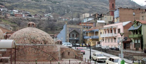 Абанотубани - знаменитый район серных бань в Тбилиси Абанотубани - знаменитый район серных бань в Тбилиси - Sputnik Армения