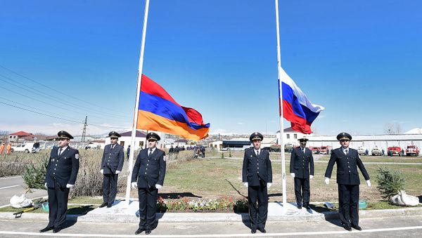 Открытие армяно-российского центра гуманитарного реагирования - Sputnik Армения