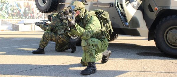 Военнослужащие ЮВО в Армении принимают участие в тактических учениях под наблюдением беспилотников - Sputnik Արմենիա