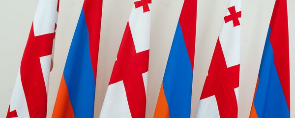 Флаги Армении и Грузии Флаги Армении и Грузии - Sputnik Армения