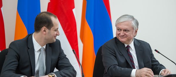 Эдвард Налбандян и Михаил Джанелидзе Эдвард Налбандян и Михаил Джанелидзе - Sputnik Армения