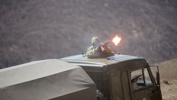 Учения российских войск в армянских горах - Sputnik Армения