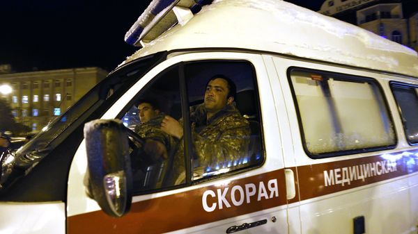 Машина скорой помощи в Арцахе - Sputnik Արմենիա