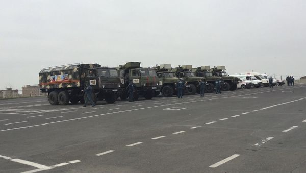 МЧС Армении отправил гуманитарную помощь в Карабах - Sputnik Արմենիա