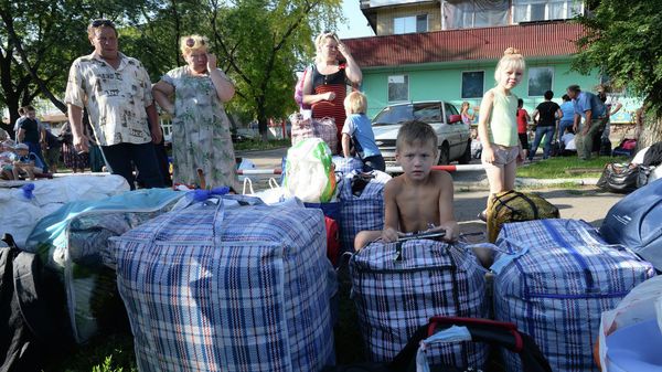Украинские беженцы - Sputnik Армения