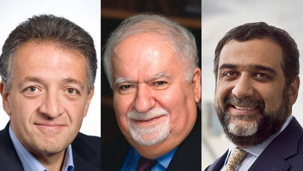 Вартан Грегорян, Нубар Афеян, Рубен Варданян Вартан Грегорян, Нубар Афеян, Рубен Варданян - Sputnik Армения