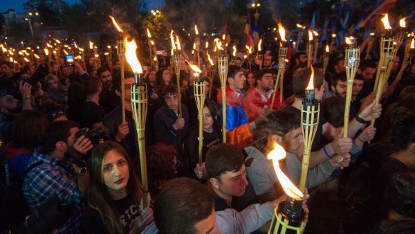 Факельное шествие в Ереване - Sputnik Армения