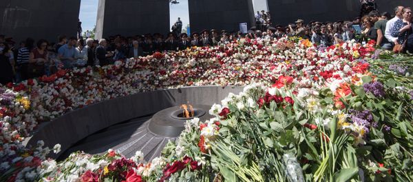Цицернакаберд. 101 годовщина Геноцида армян - Sputnik Армения