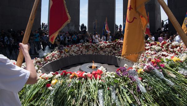 Цицернакаберд. 101 годовщина Геноцида армян - Sputnik Армения