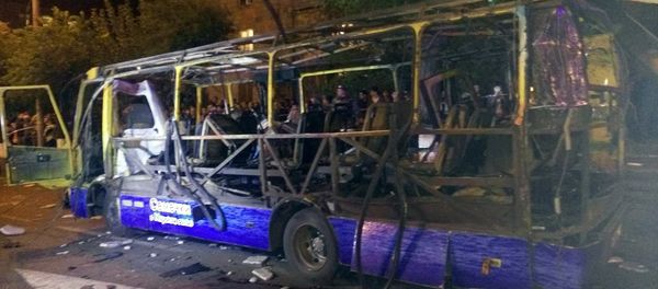 Взрыв автобуса в Ереване - Sputnik Արմենիա