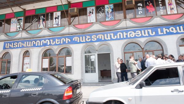 Акция протеста таксистов - Sputnik Արմենիա