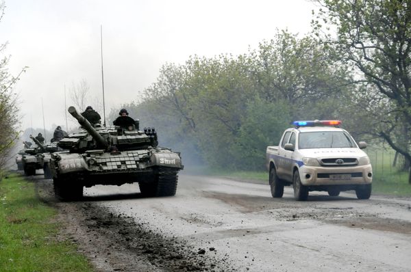 У военной части Мухровани ВС Грузии. 2009г. - Sputnik Армения