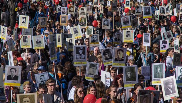 Патриотическая акция Бессмертный полк - Sputnik Армения