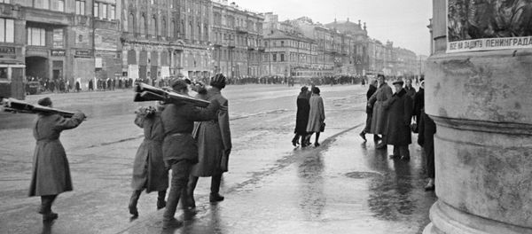 Заготовка дров, Ленинград октябрь 1941 года - Sputnik Армения