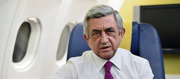 Президент Армении Серж Саргсян - Sputnik Армения