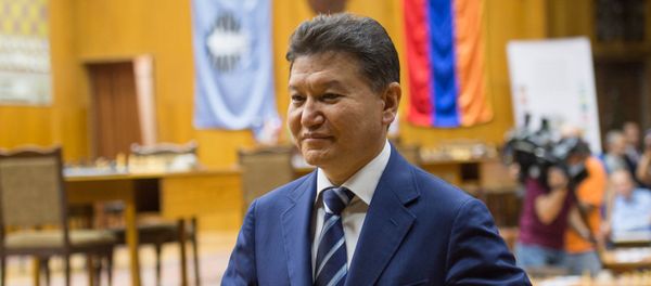 Президент ФИДЕ Кирсан Илюмжинов присутствовал на церемонии открытия чемпионата мира по шахматам среди глухих в Ереване - Sputnik Армения