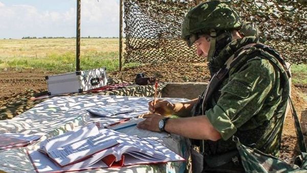 Сборы с командным составом соединения ЮВО Сборы с командным составом соединения ЮВО - Sputnik Армения