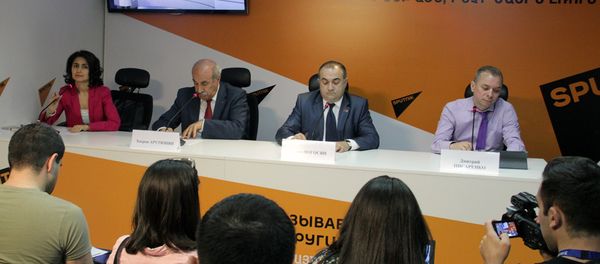 Видеомост Ереван – Москва – Баку на тему: «Перспективы российского посредничества в решении Нагорно-Карабахского конфликта» - Sputnik Армения