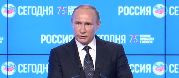 СПУТНИК_Путин поздравил МИА Россия сегодня с юбилеем и пожелал держать планку - Sputnik Армения