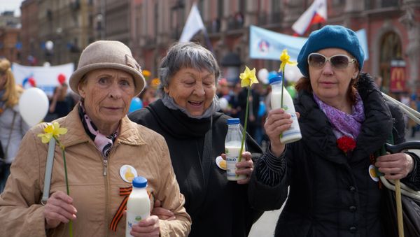 Первомайские шествия в регионах России - Sputnik Армения