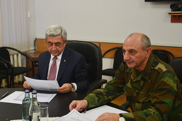 Հայաստանի և Արցախի նախագահները - Sputnik Արմենիա