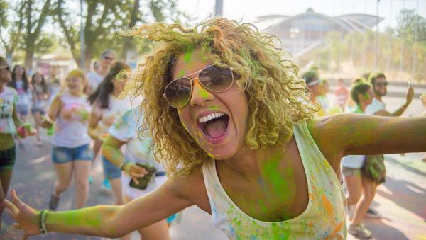 Kрасочный забег в Ереване,  Yerevan Color Run - Sputnik Армения