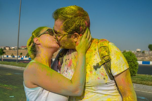 Kрасочный забег в Ереване,  Yerevan Color Run - Sputnik Армения