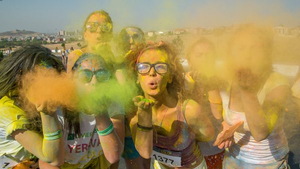 Kрасочный забег в Ереване,  Yerevan Color Run - Sputnik Արմենիա