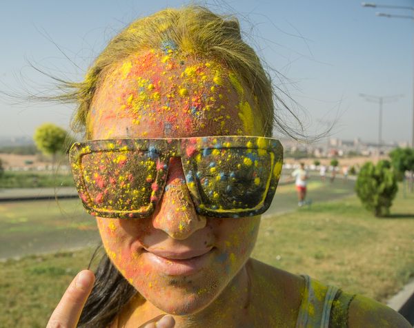 Kрасочный забег в Ереване,  Yerevan Color Run - Sputnik Армения