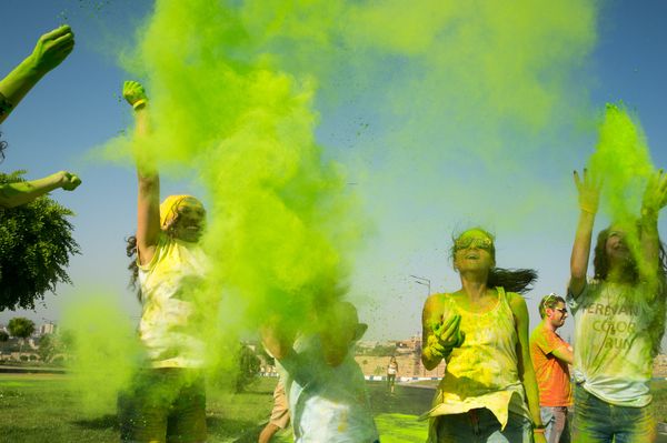 Kрасочный забег в Ереване,  Yerevan Color Run - Sputnik Армения