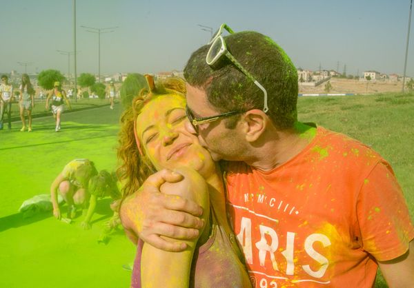 Kрасочный забег в Ереване,  Yerevan Color Run - Sputnik Армения