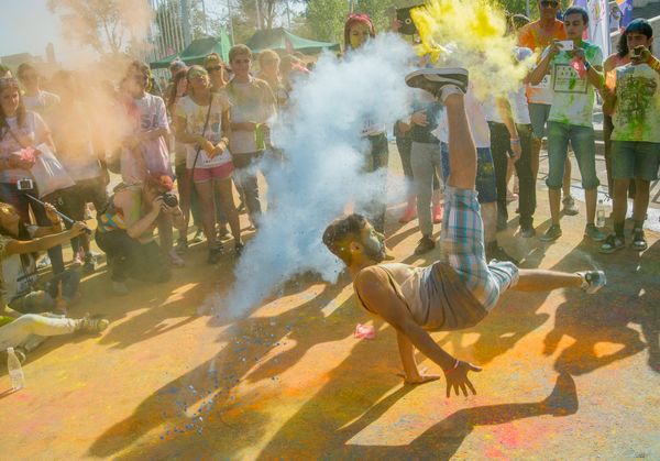 Kрасочный забег в Ереване,  Yerevan Color Run - Sputnik Армения