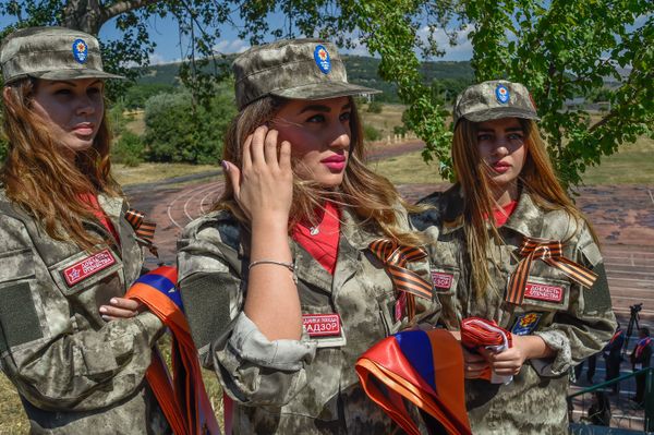 Военно-спортивный сбор “Наследники Победы” в Армении Военно-спортивный сбор “Наследники Победы” в Армении - Sputnik Армения