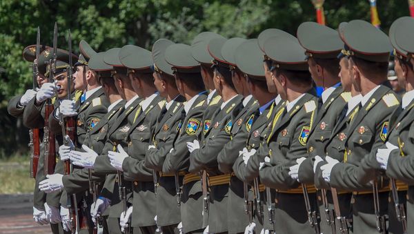 Военно-спортивный сбор “Наследники Победы” в Армении - Sputnik Армения