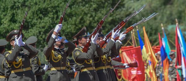 Военно-спортивный сбор “Наследники Победы” в Армении - Sputnik Արմենիա