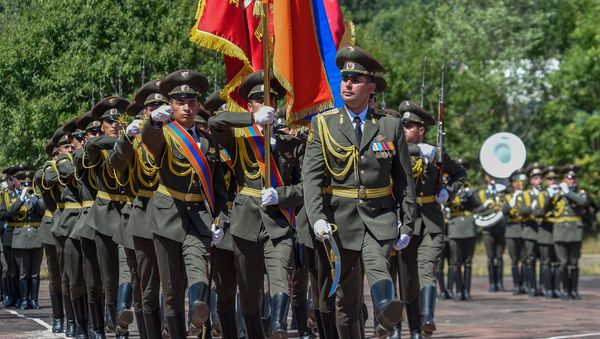 Военно-спортивный сбор “Наследники Победы” в Армении - Sputnik Армения