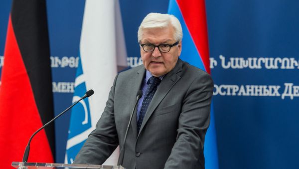 Министр иностранных дел Германии, председатель ОБСЕ Франк-Вальтер Штайнмайер - Sputnik Արմենիա