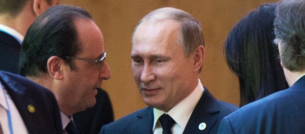 Путин и Олланд Путин и Олланд - Sputnik Армения