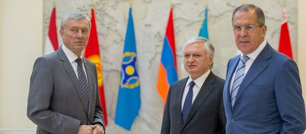 Николай Бордюжа, Сергей Лавров и Эдвард Налбандян - Sputnik Армения