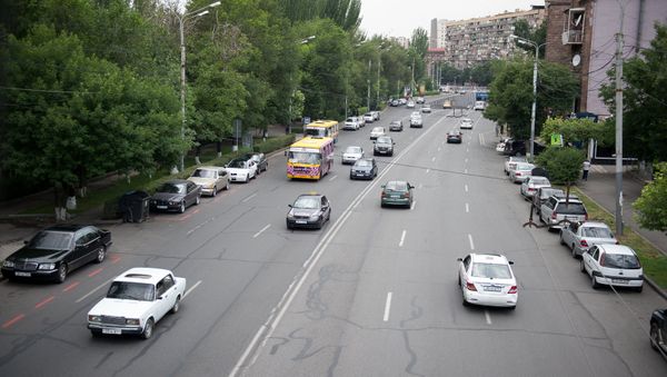 Дорога, улица, движение , транспорт, машины - Sputnik Արմենիա