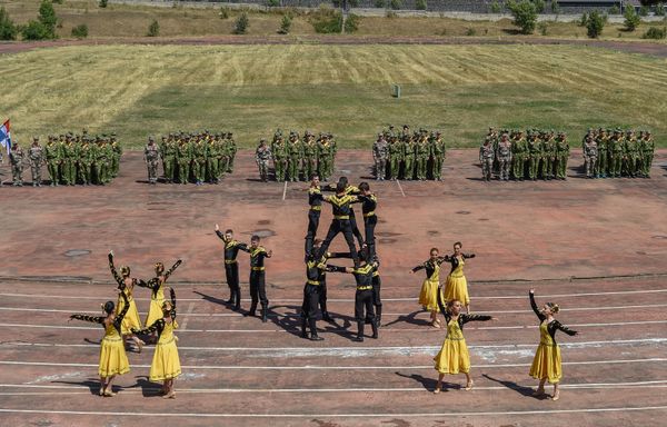 Военно-спортивный сбор “Наследники Победы” в Армении Военно-спортивный сбор “Наследники Победы” в Армении - Sputnik Армения