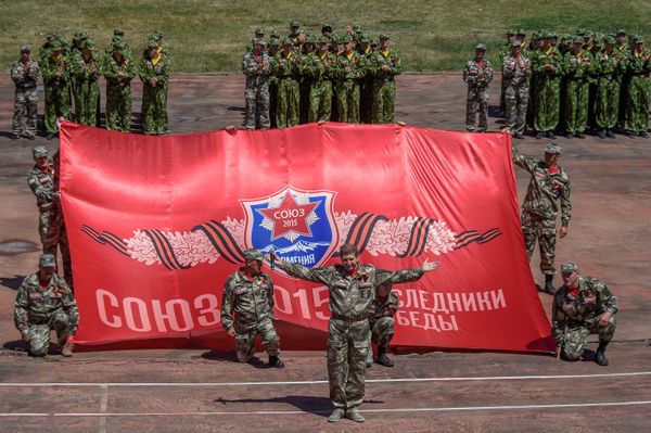 Военно-спортивный сбор “Наследники Победы” в Армении Военно-спортивный сбор “Наследники Победы” в Армении - Sputnik Армения