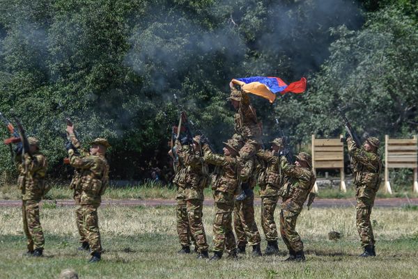 Военно-спортивный сбор “Наследники Победы” в Армении Военно-спортивный сбор “Наследники Победы” в Армении - Sputnik Армения