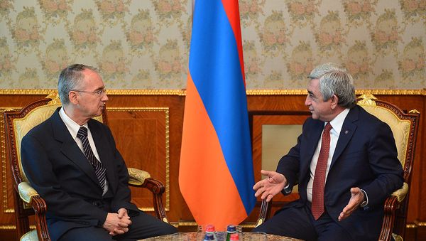 Սերժ Սարգսյանը և Իոաննիս Տայիսը - Sputnik Արմենիա