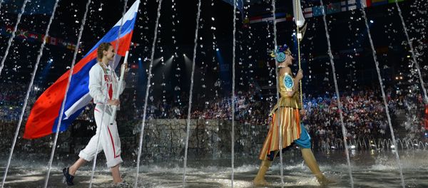 Церемония открытия XVI чемпионата мира по водным видам спорта - Sputnik Армения