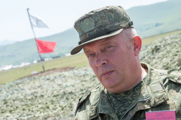 Начальник управления боевой подготовки штаба ЮВО полковник Роман Бинюков  - Sputnik Армения