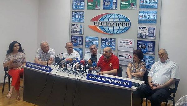 Пресс-конференция председателей культурных союзов Армении - Sputnik Արմենիա