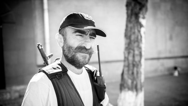 Члены вооруженной группы, захватившей здание полка ППС в Ереване. Павлик Манукян - Sputnik Армения